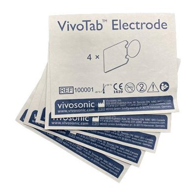 Vivosonic VivoTab Electrodes (25 pouches of 4)